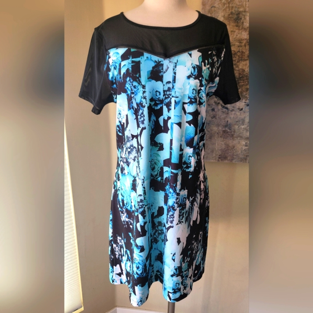 BLUE ATHLETIC DRESS L